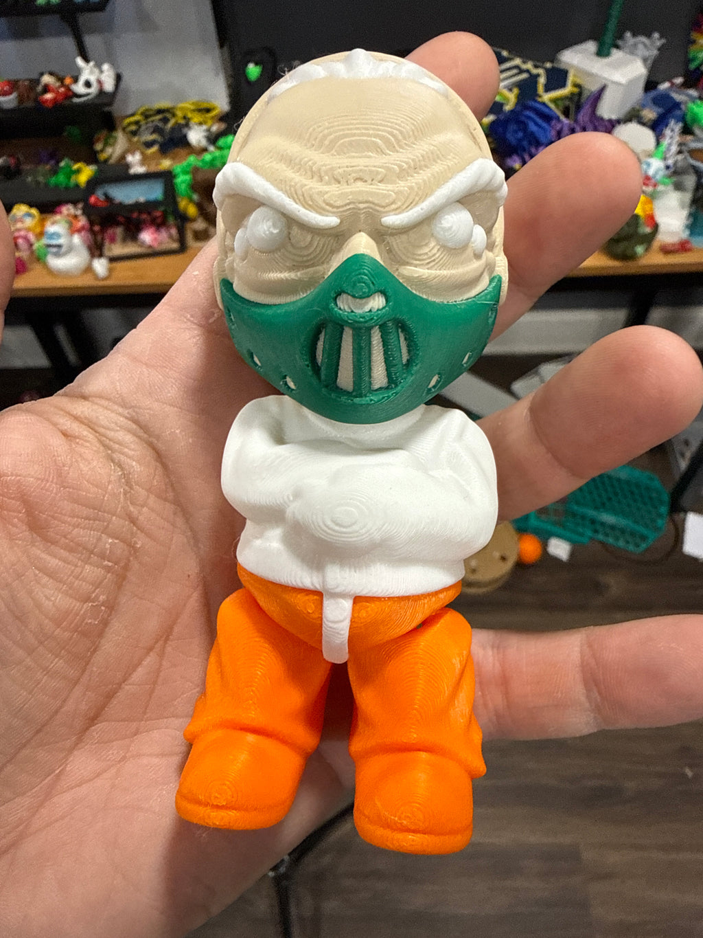 Hannibal Flexi Horror Figure 3D Printed