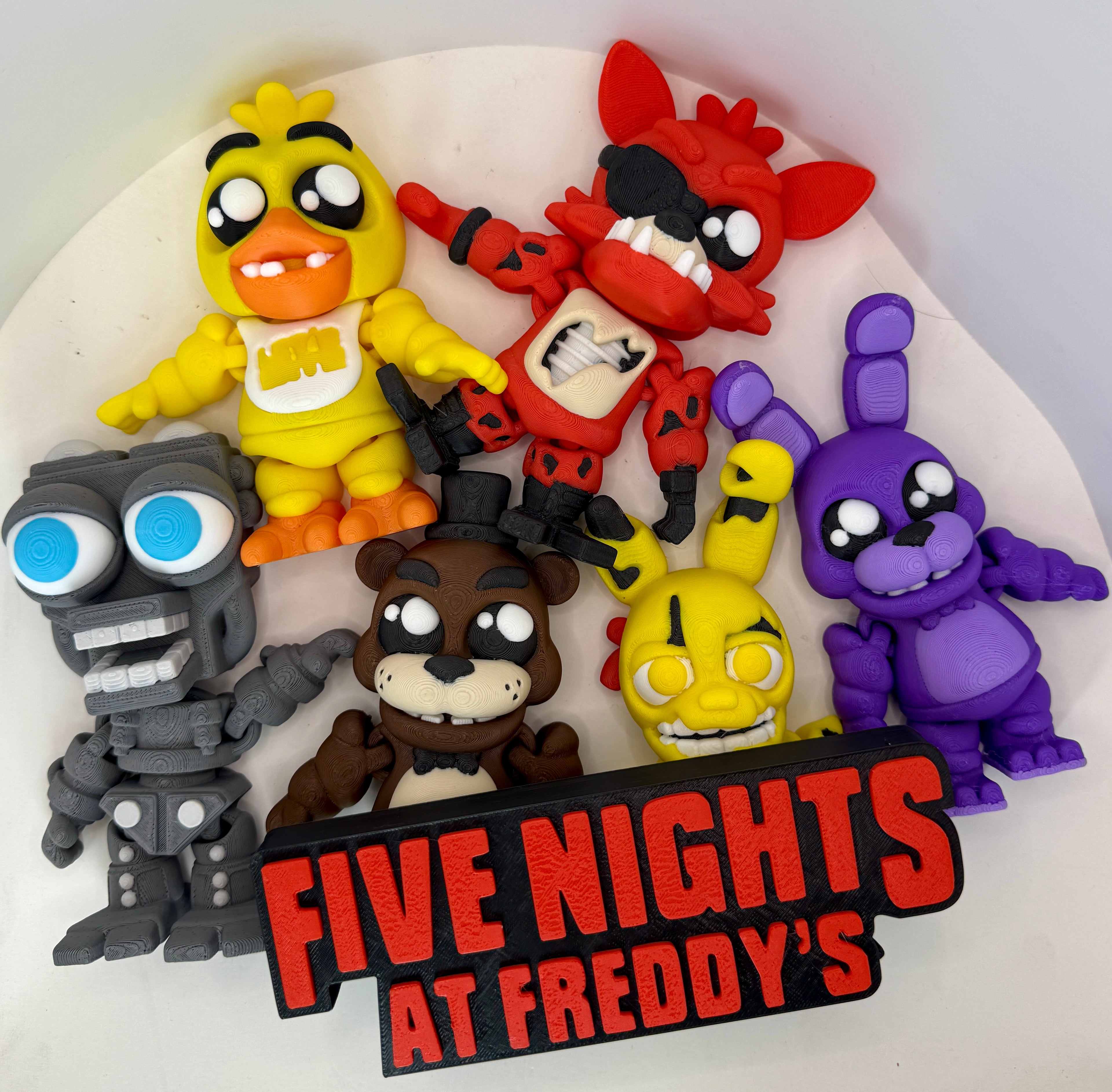 FNAF Flexi Figures