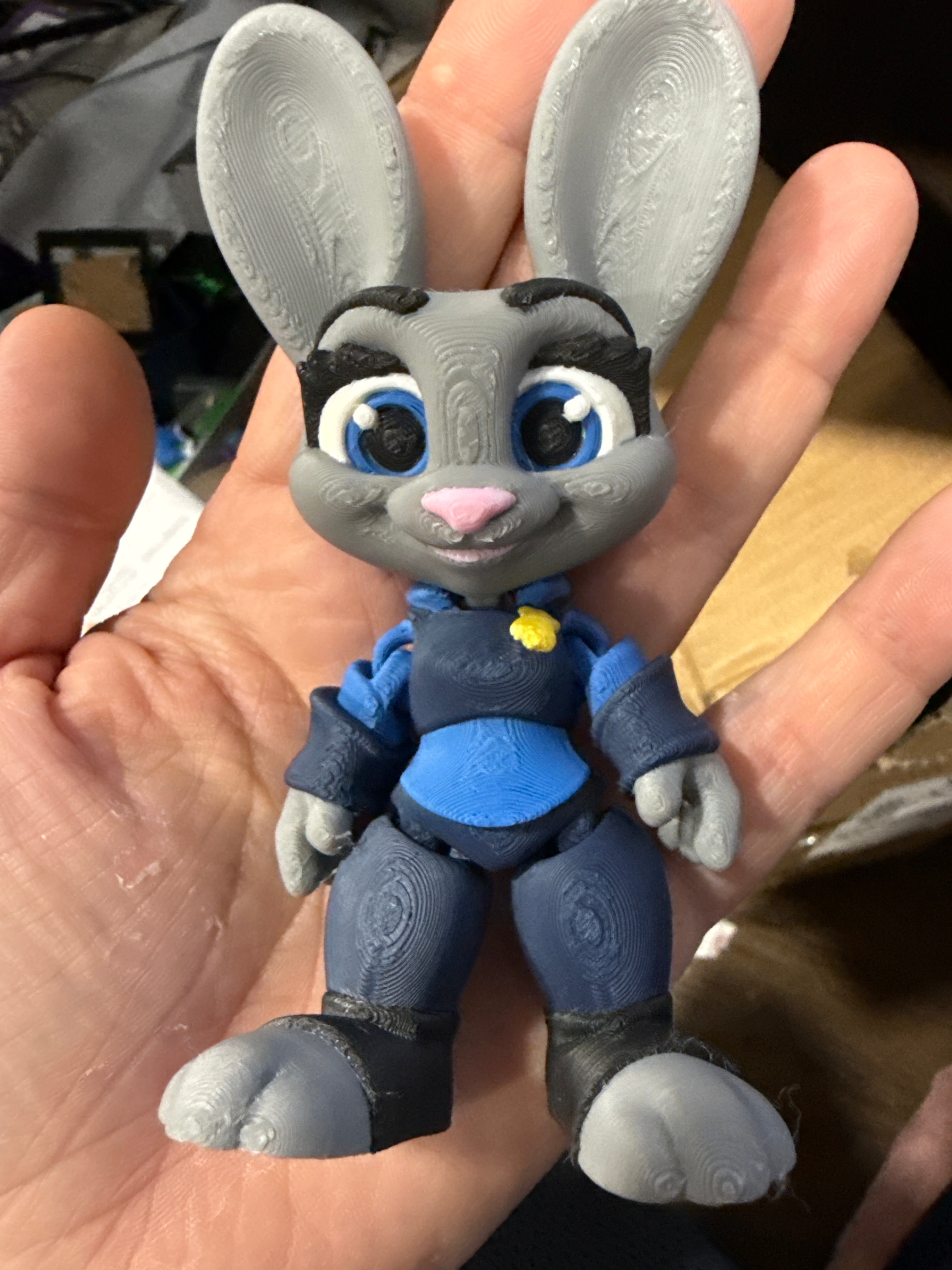 3D Printed Articulated Figure Toy – Zootopia Crew