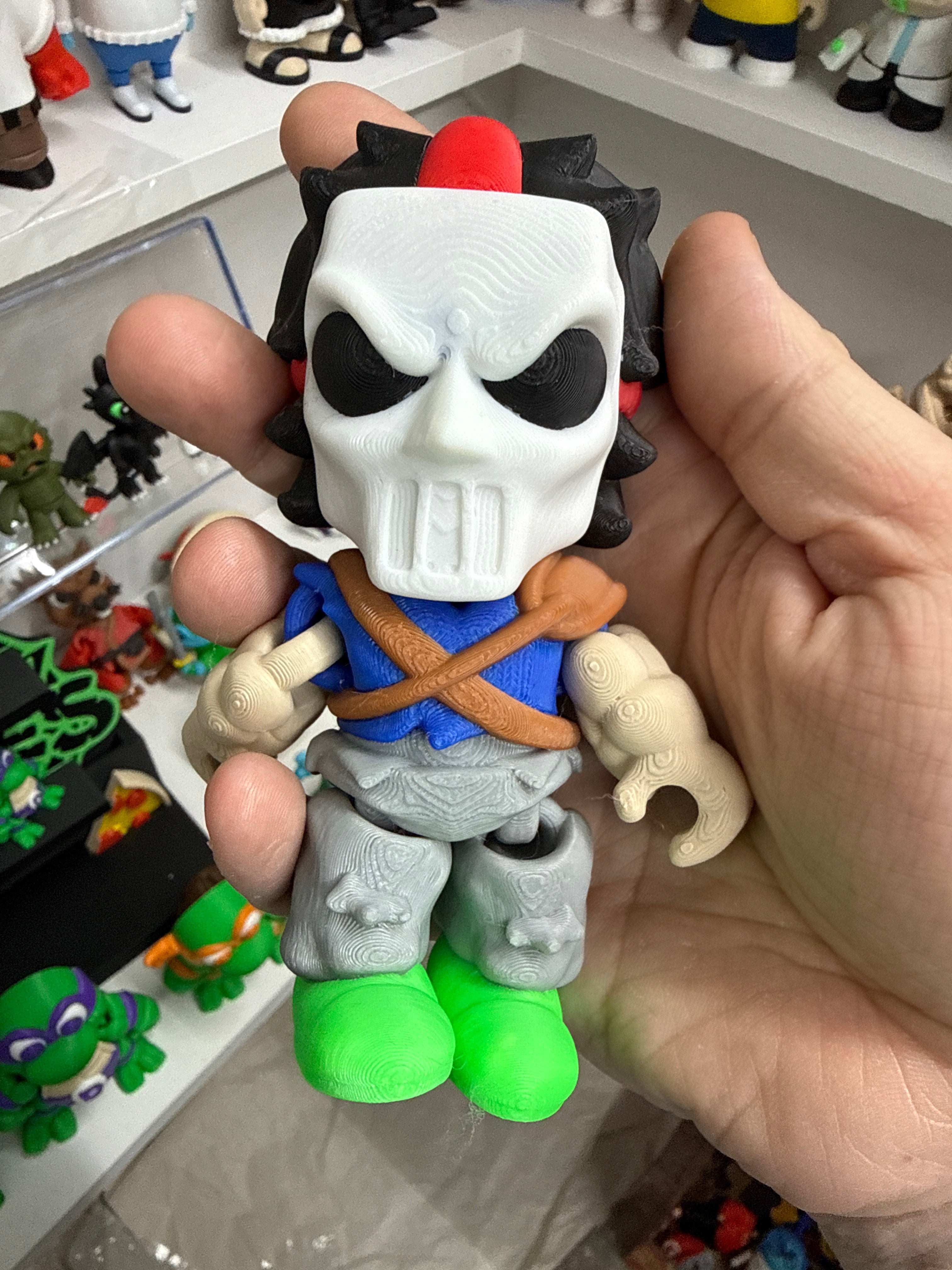 3D Printed Articulated Figure Toy – Tmnt Flexi’s