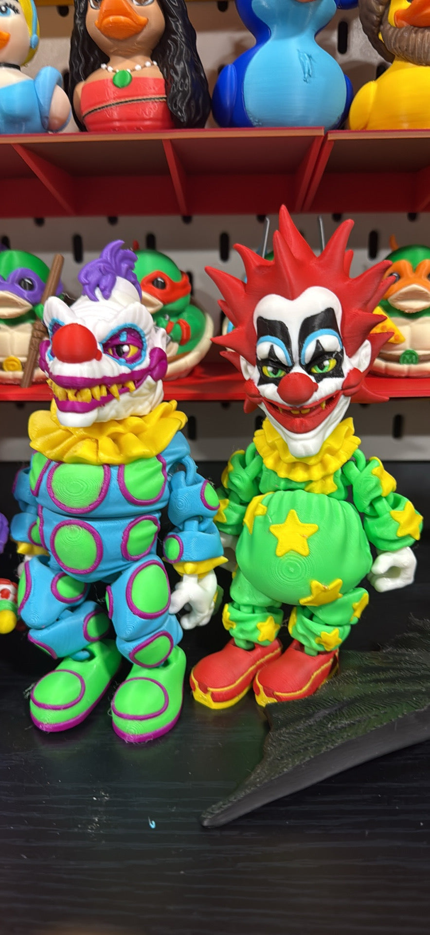 Killer Klowns From Outer Space 3D Printed Figures
