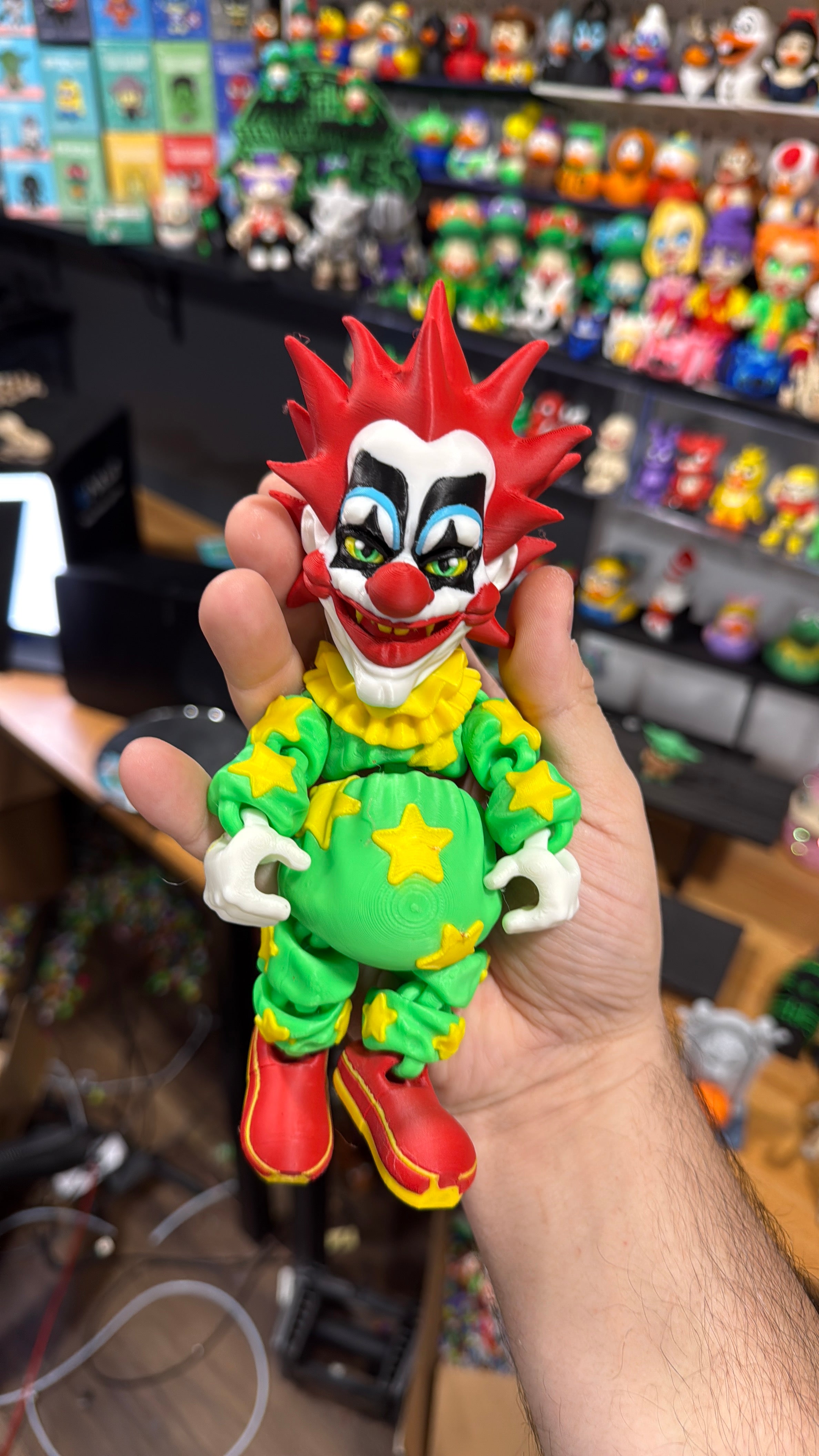 Killer Klowns From Outer Space 3D Printed Figures