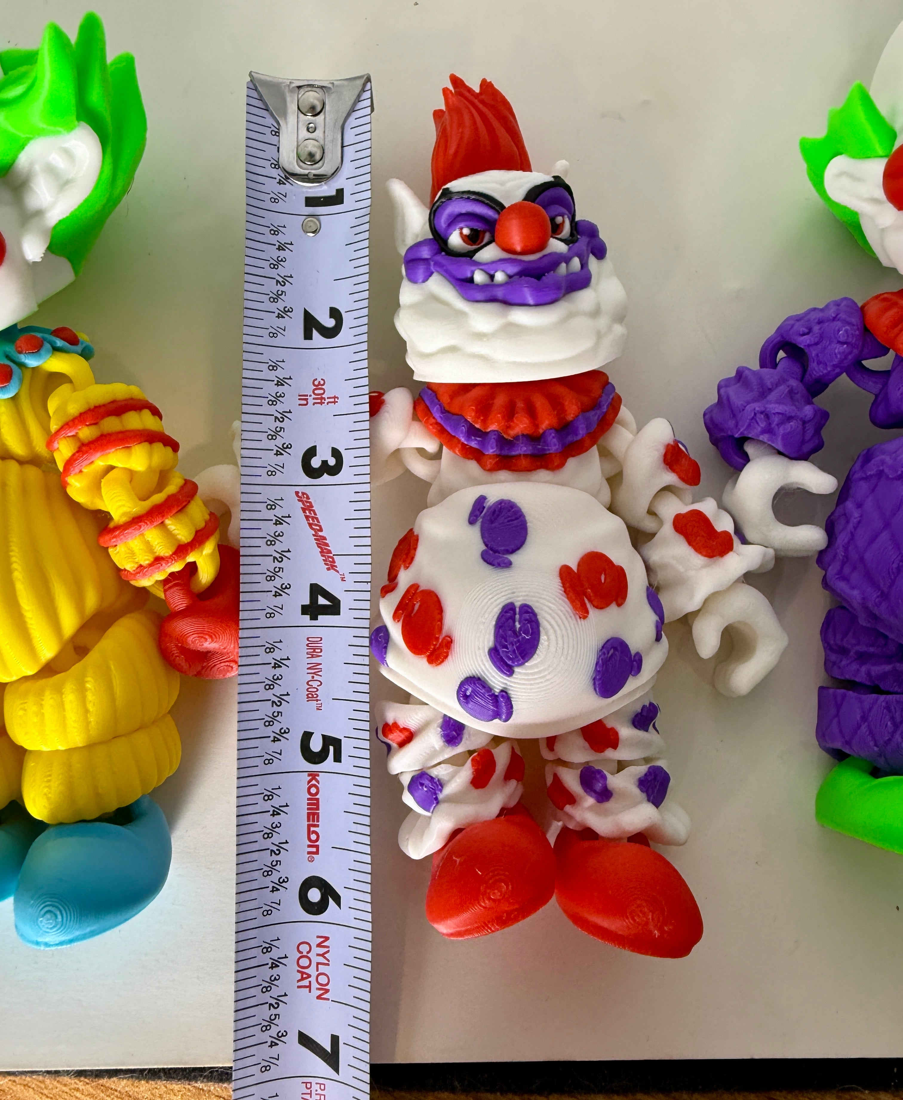 Killer Klowns From Outer Space 3D Printed Figures