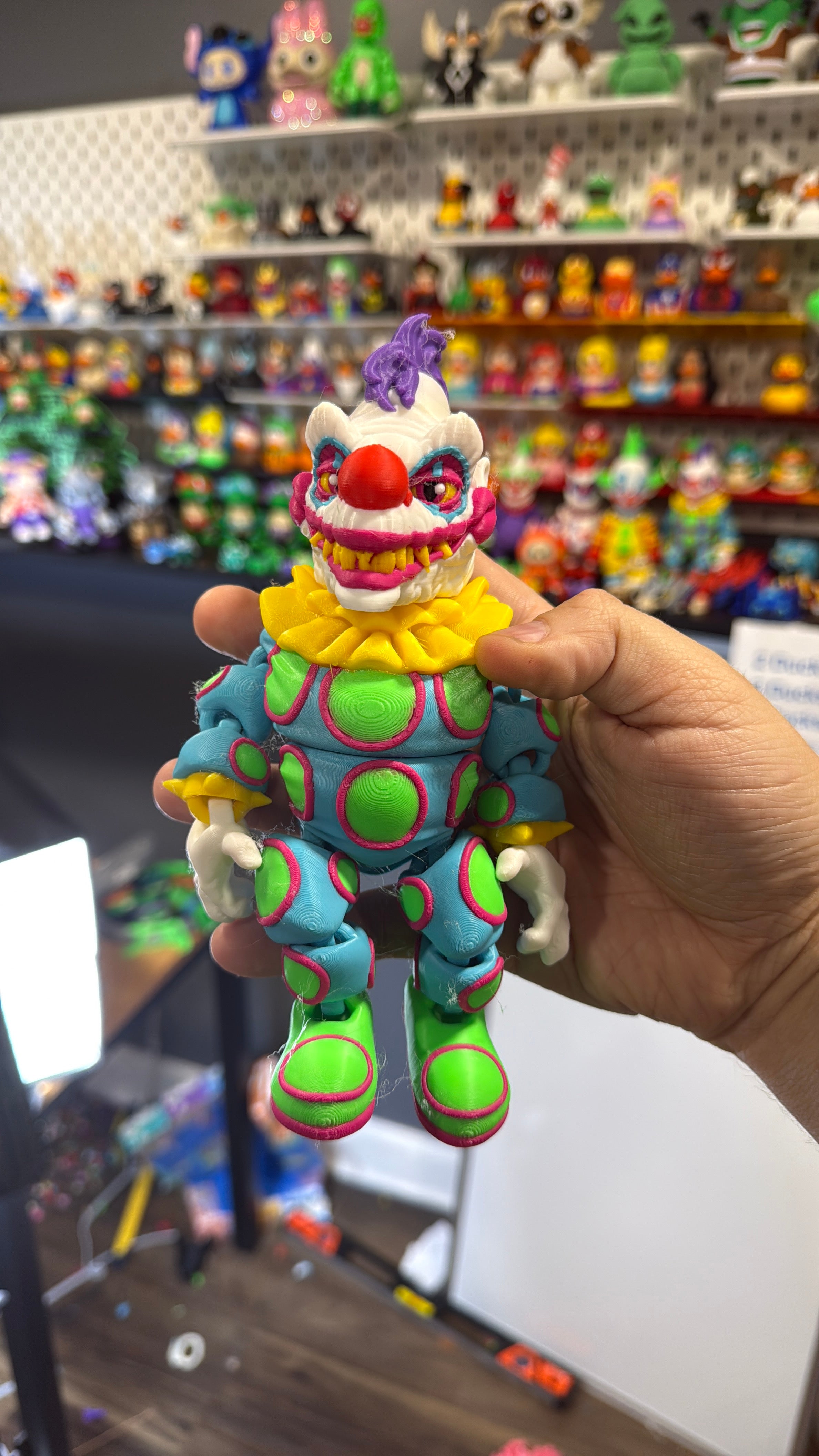 Killer Klowns From Outer Space 3D Printed Figures