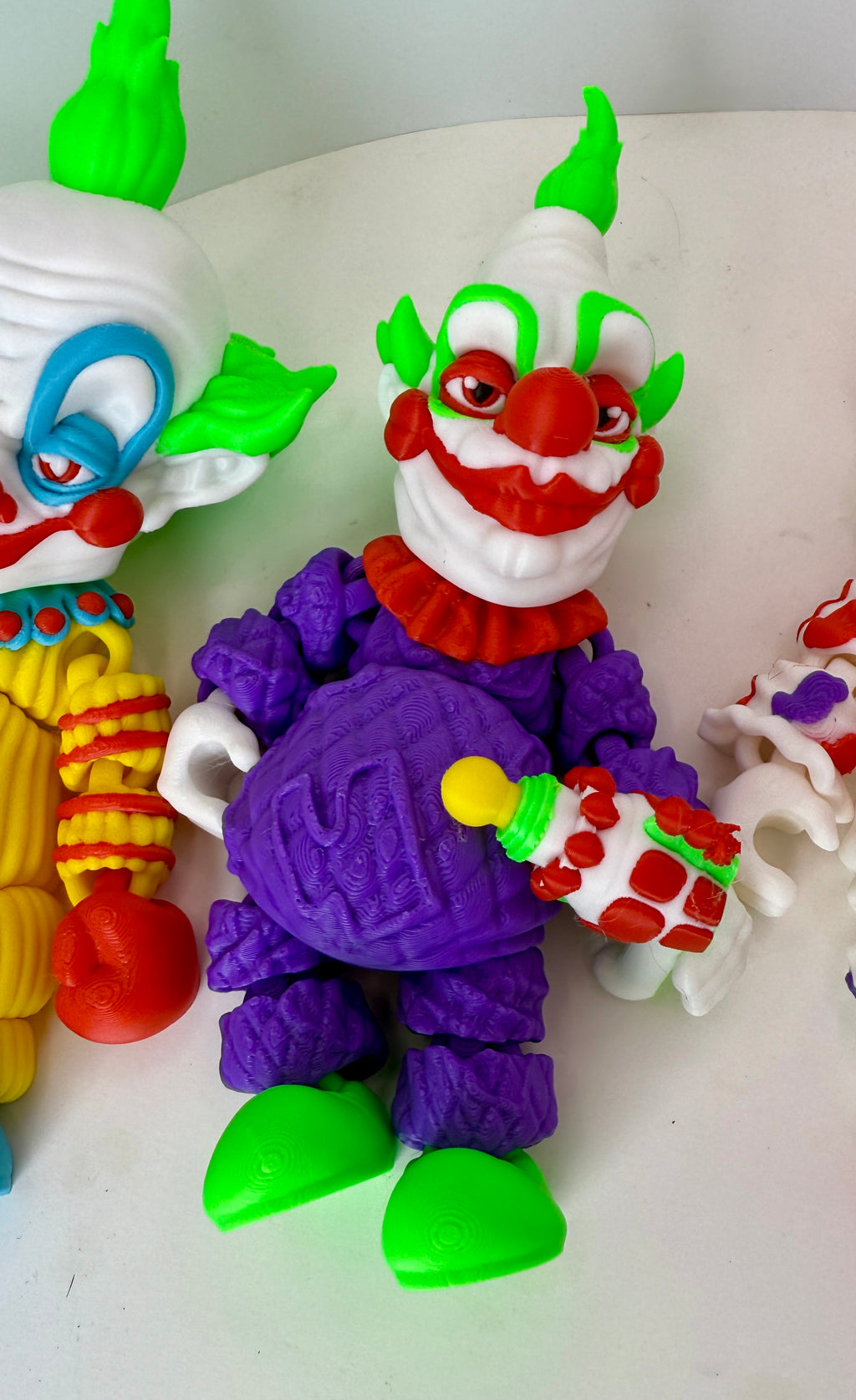 Killer Klowns From Outer Space 3D Printed Figures