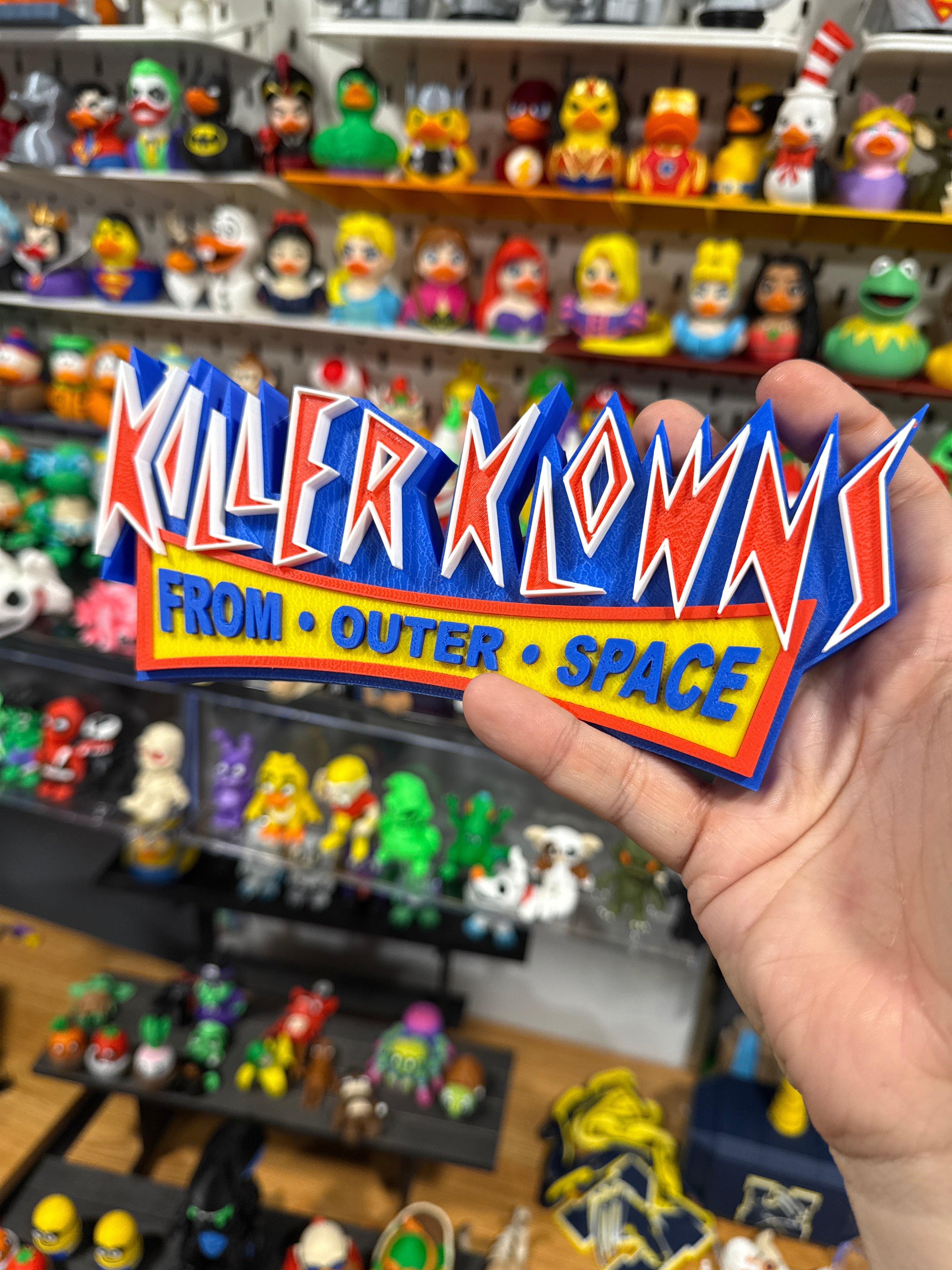 Killer Klowns From Outer Space 3D Printed Figures