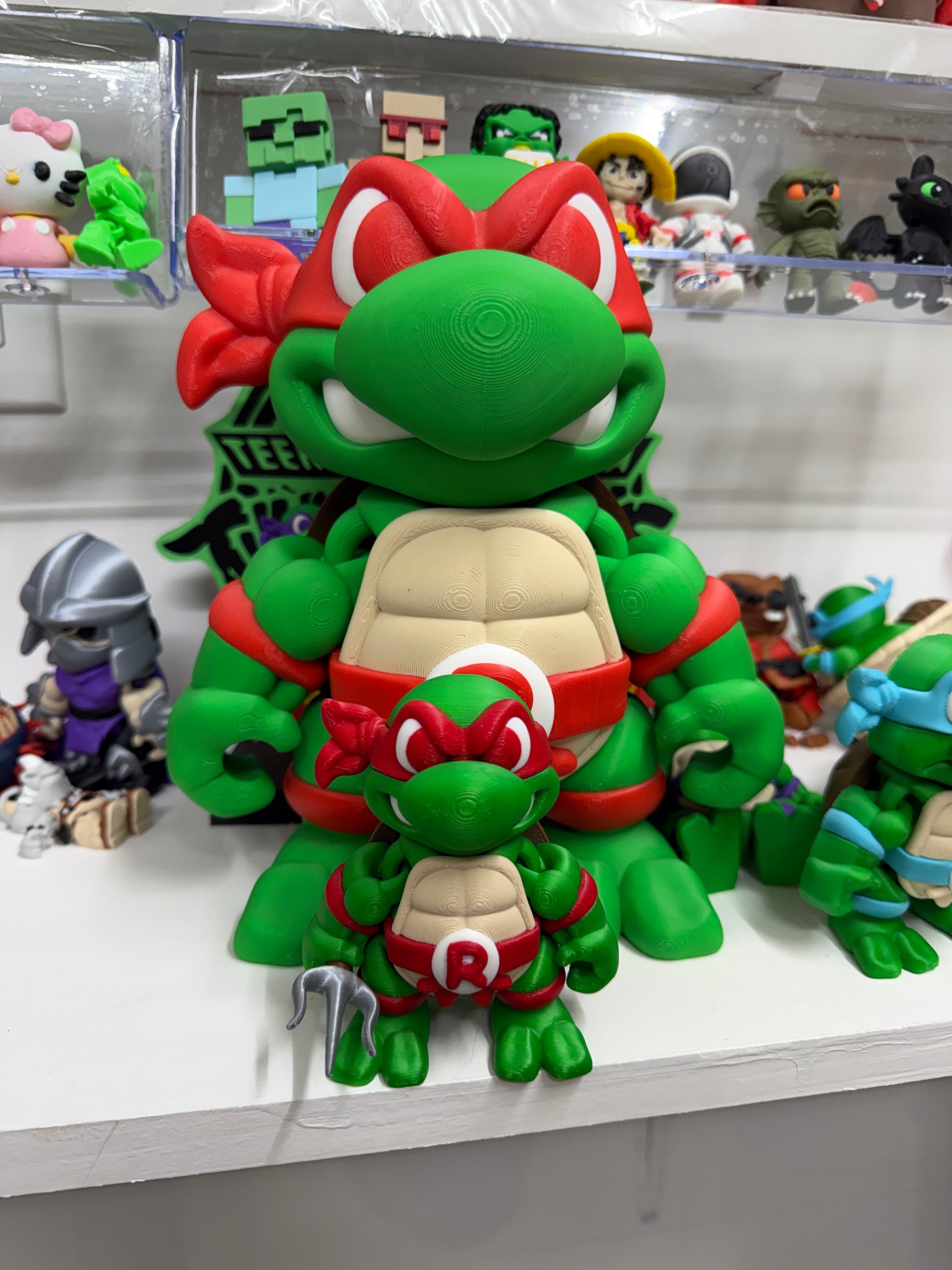 3D Printed Articulated Figure Toy – Tmnt Flexi’s