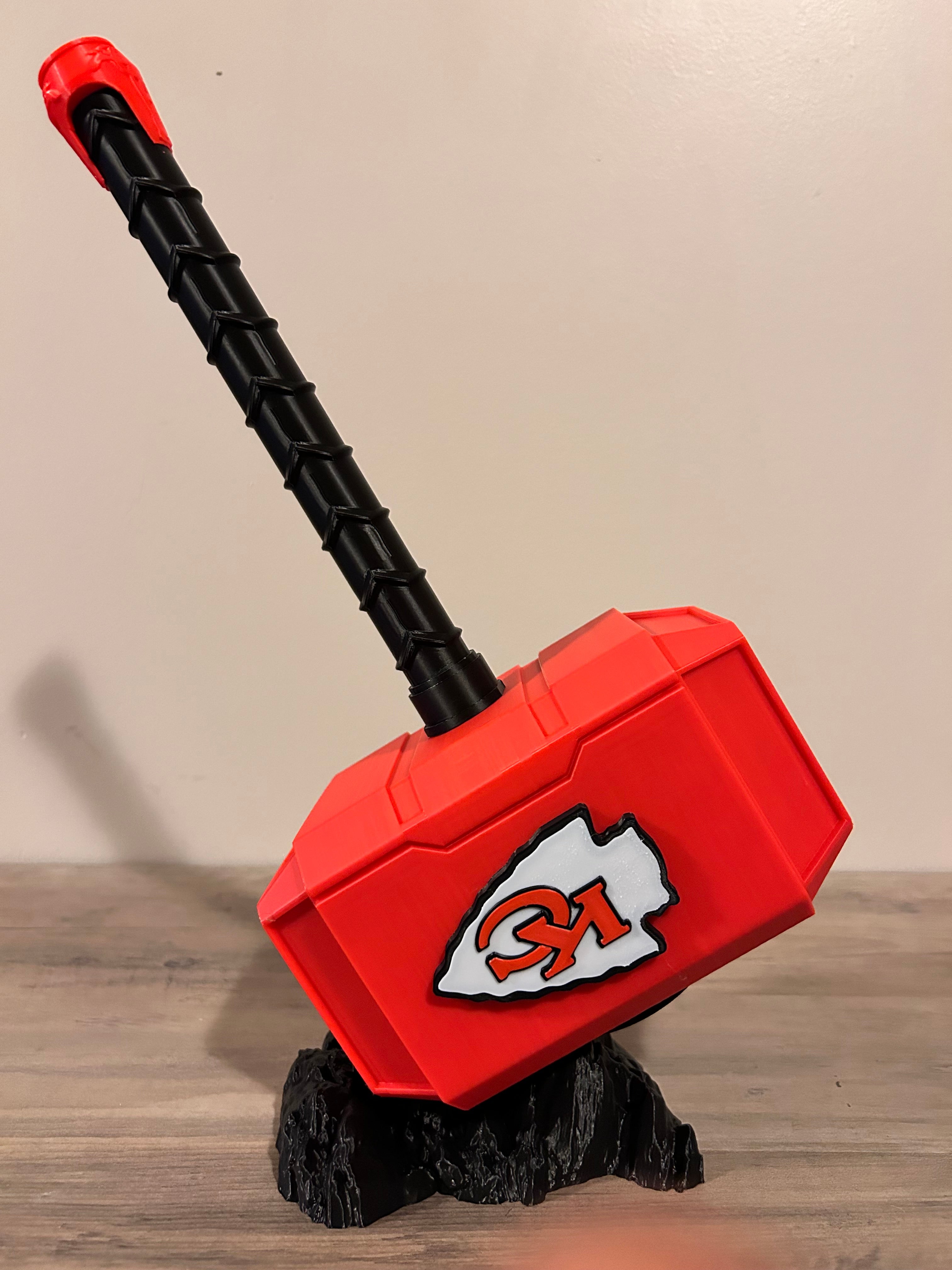 3D Printed Custom Made Thor Hammer Choose Your Design