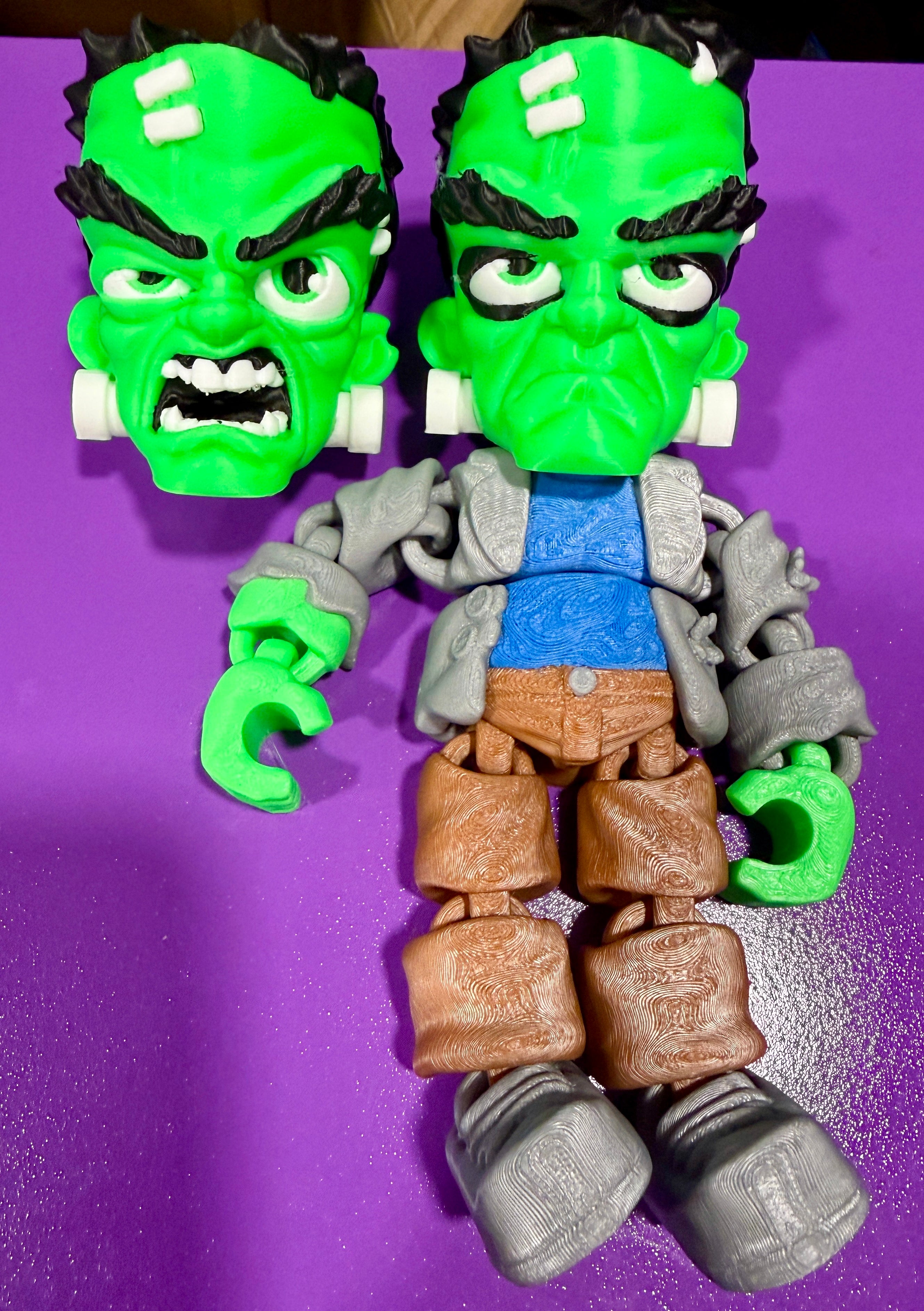 Frankenstein 3D Printed Articulating Figure