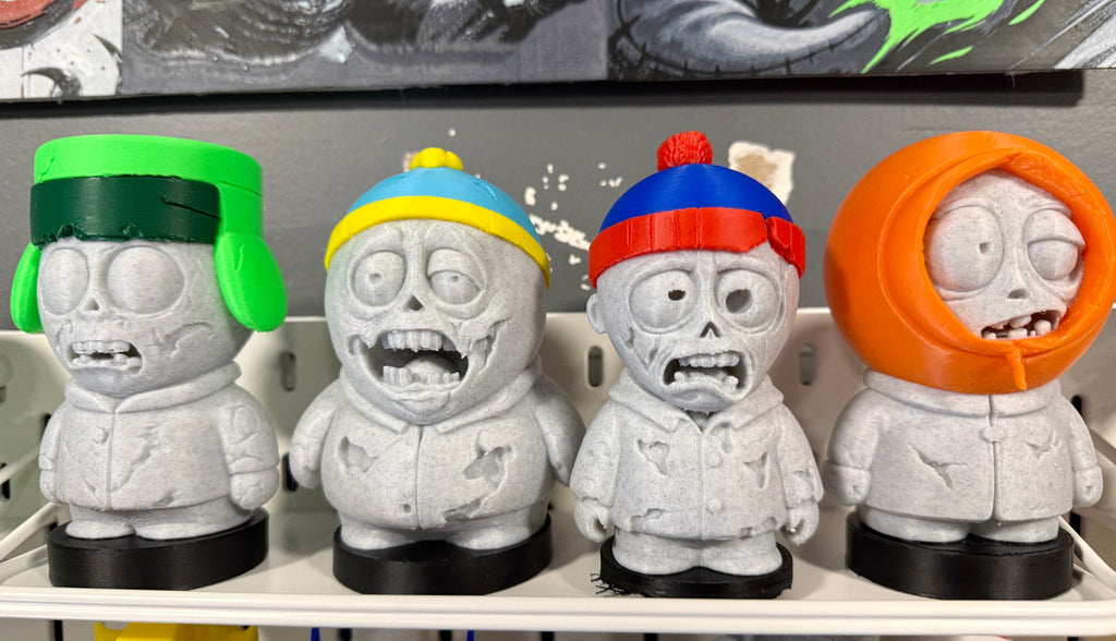 Undead Series South Park Zombies 3D Printed