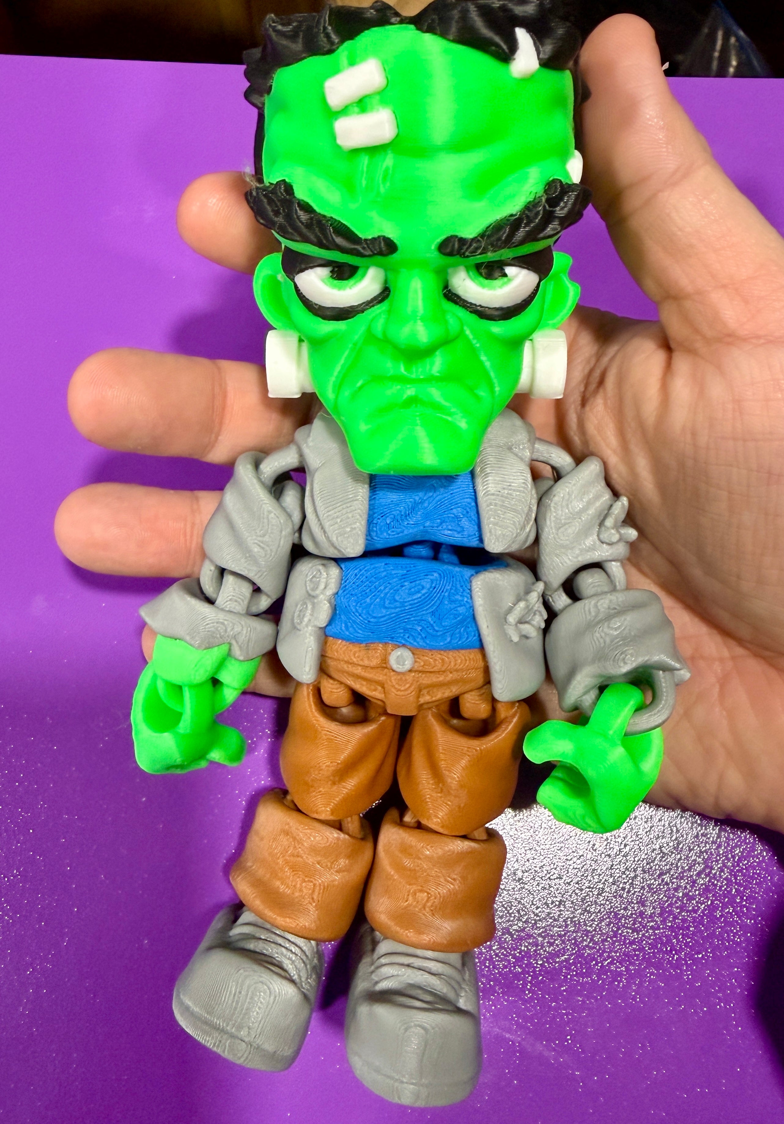 Frankenstein 3D Printed Articulating Figure