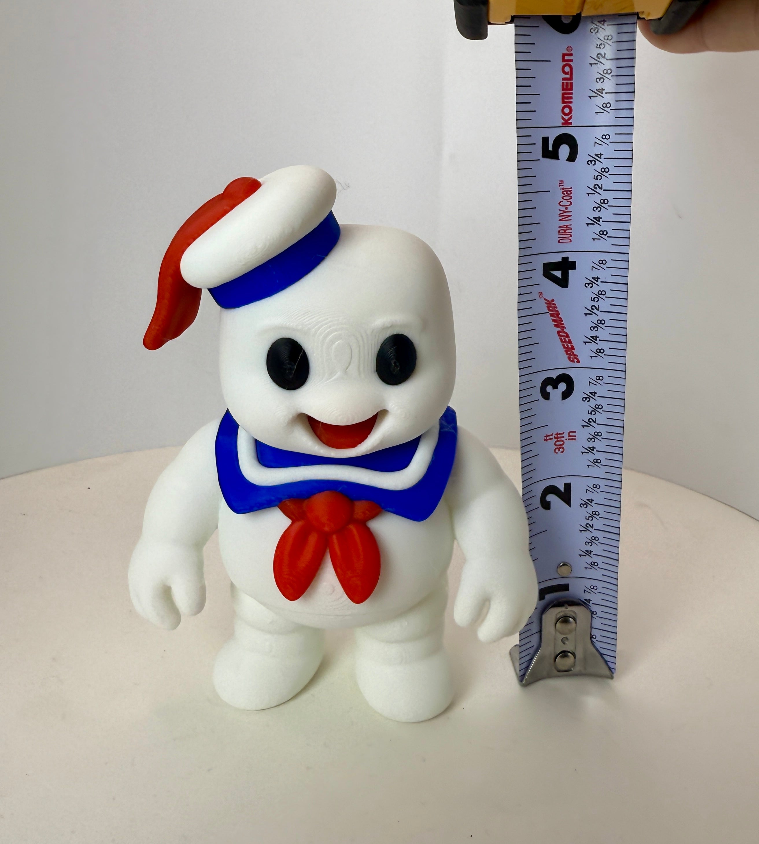 Marshmello Man 3D Printed Articulating Figure