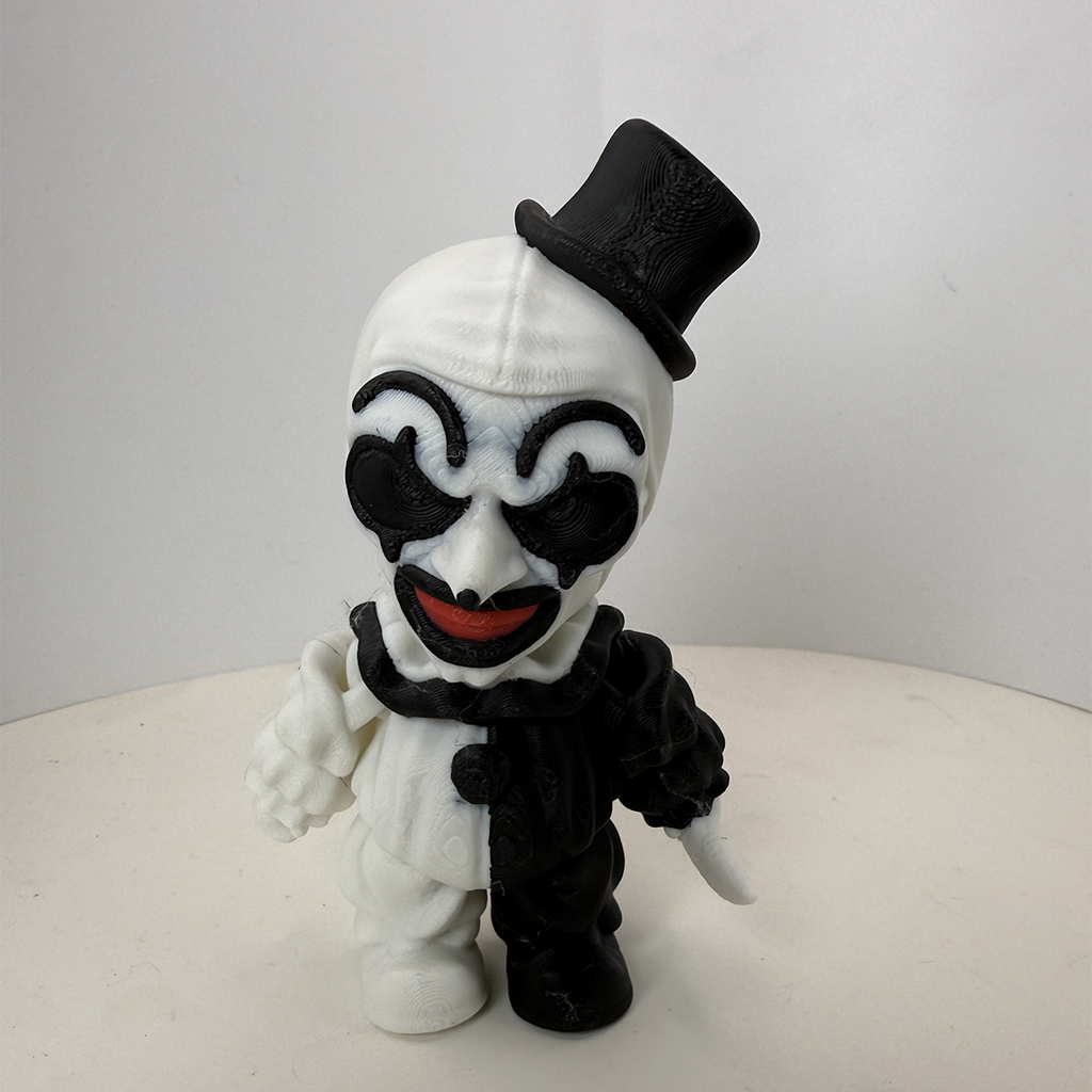 Art The Clown 3D Printed Articulating Figure