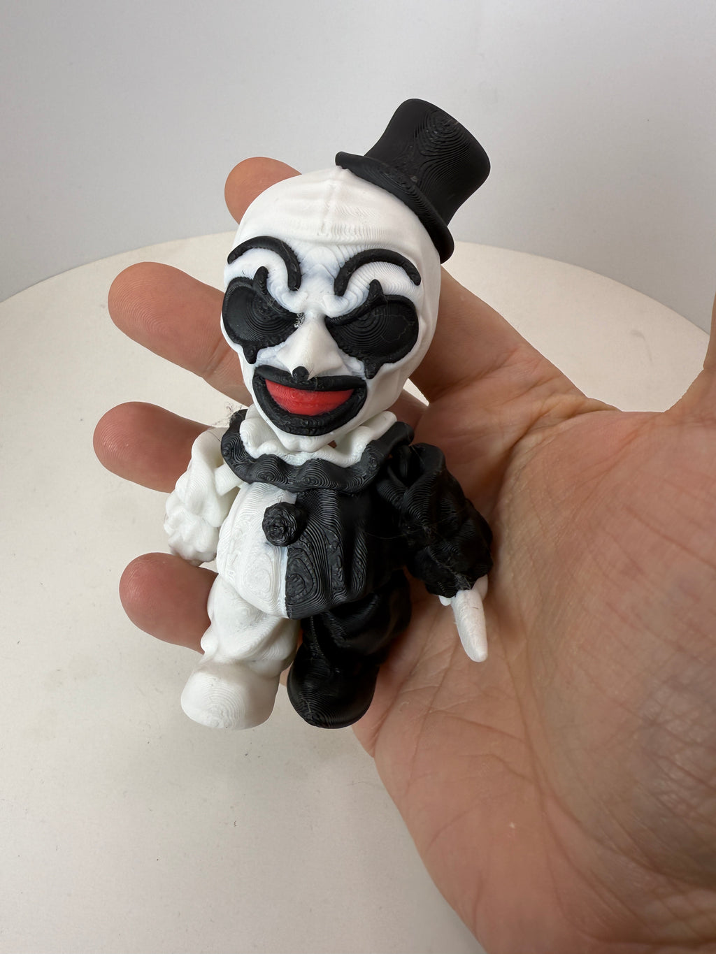 Art The Clown 3D Printed Articulating Figure