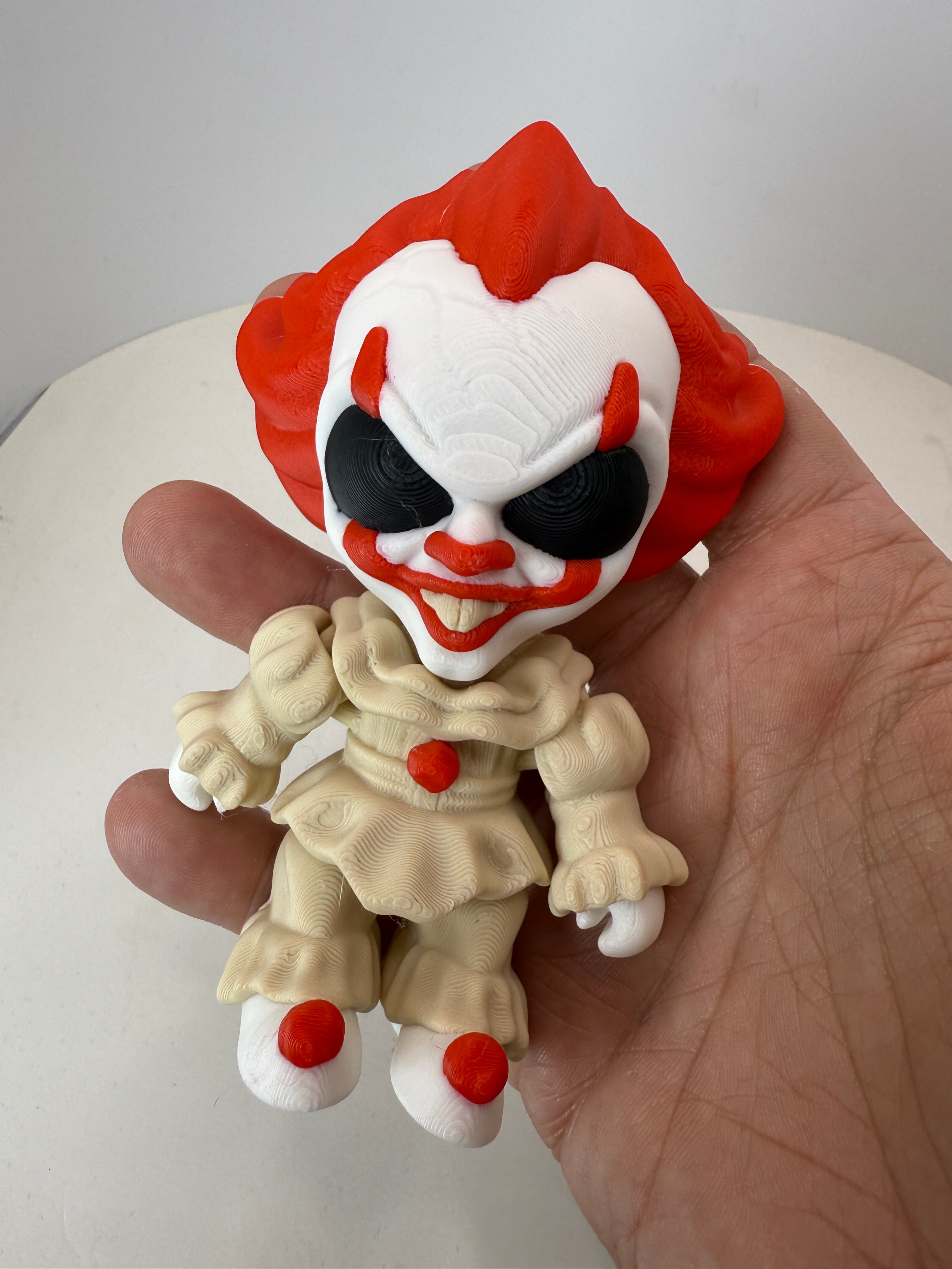 Pennywise 3D Printed Articulating Figure
