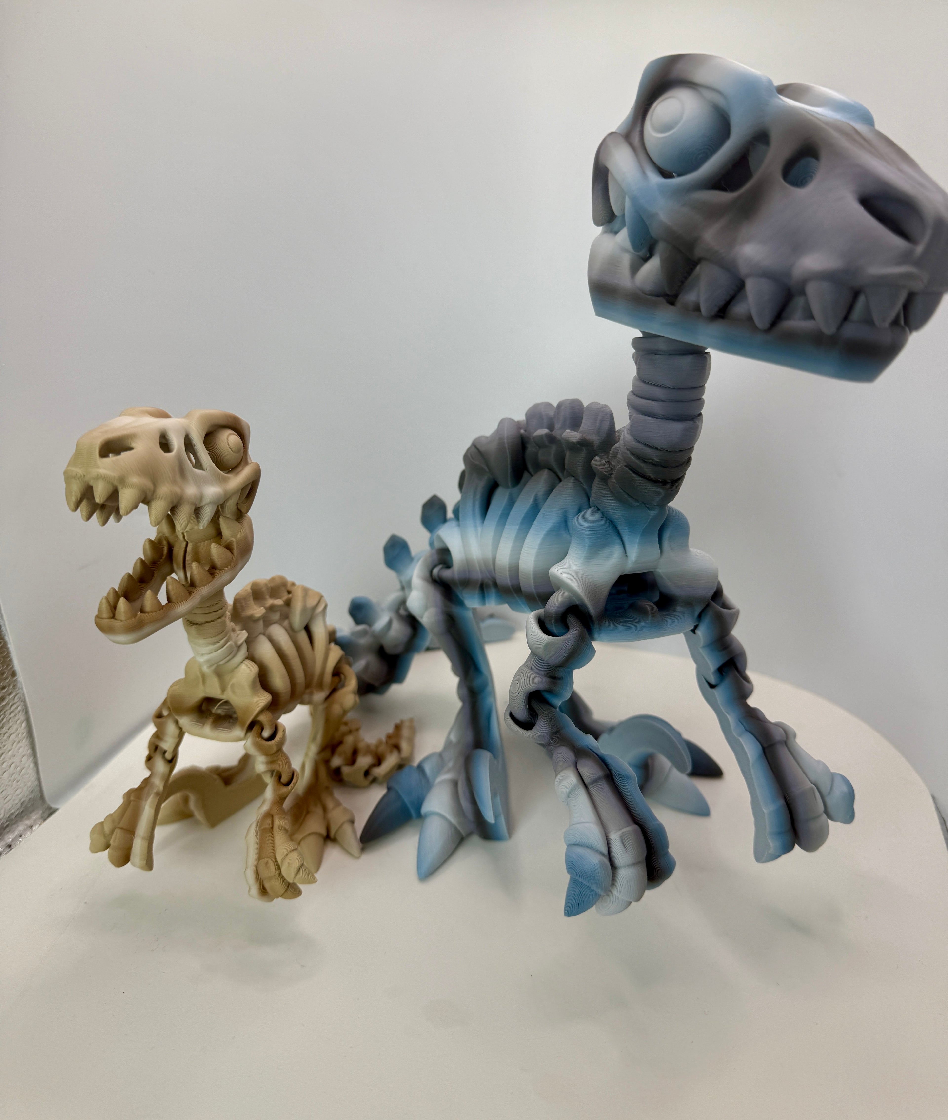 Velociraptor 3D Printed Fully Articulating Flexi Figure (Regular & Large Sizes)