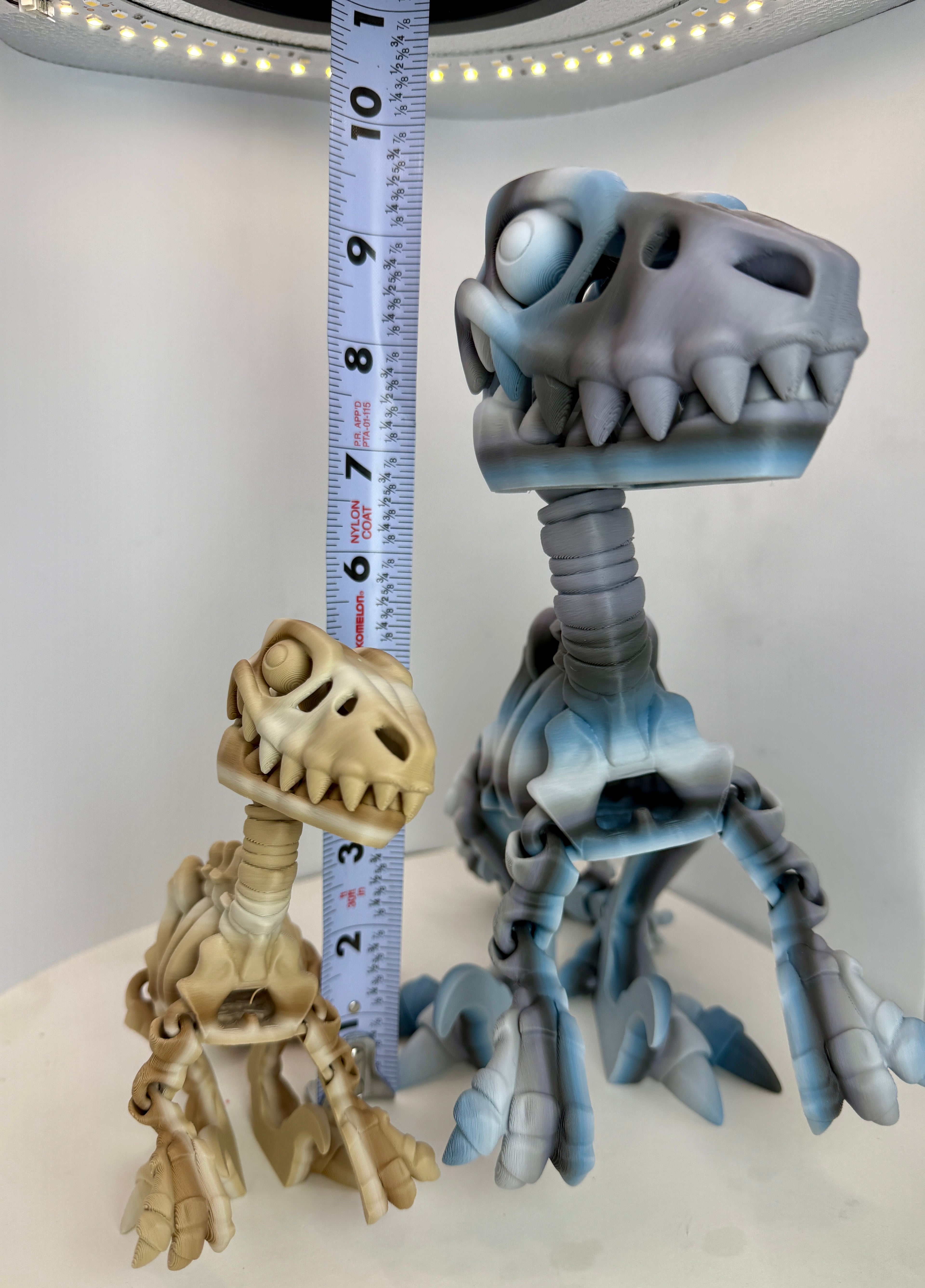 Velociraptor 3D Printed Fully Articulating Flexi Figure (Regular & Large Sizes)