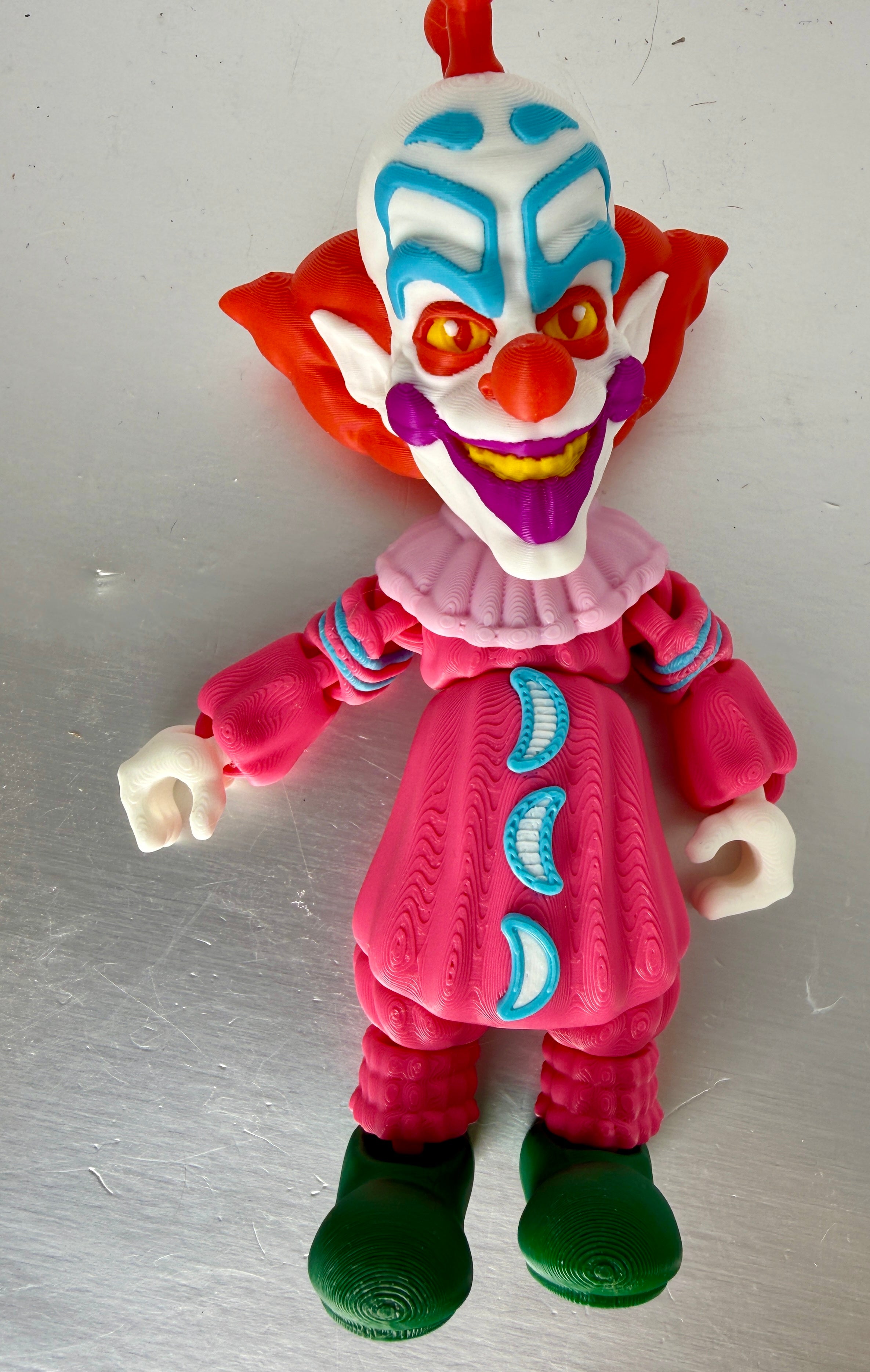 Killer Clown Figure Set – 3D Printed Articulated
