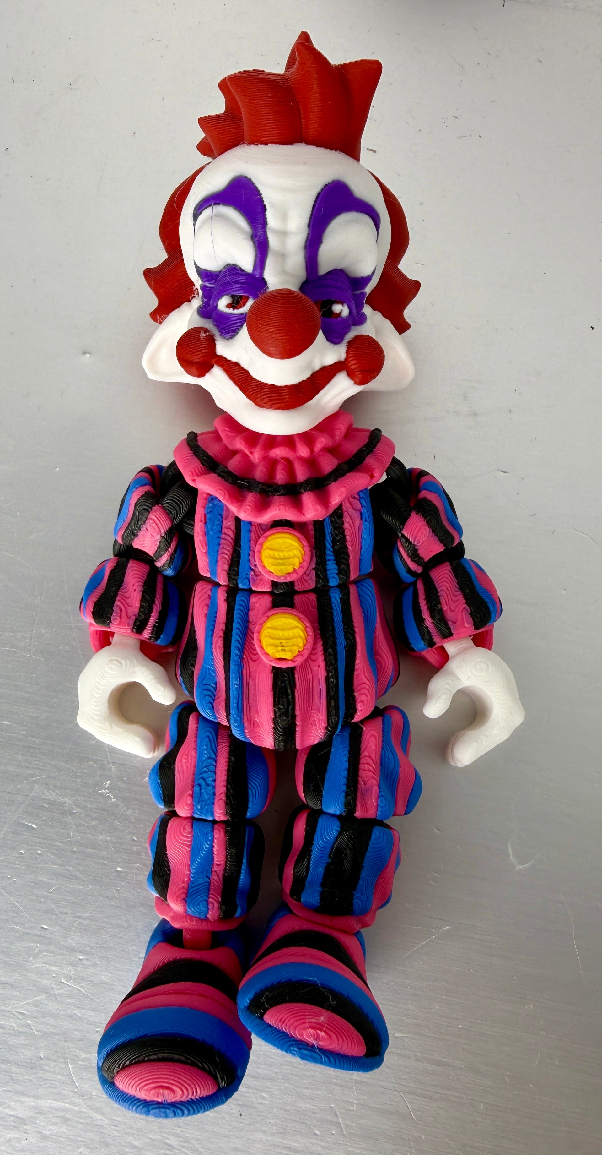 Killer Clown Figure Set – 3D Printed Articulated