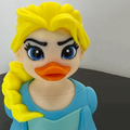 ElsaDuck 3D Printed Figure