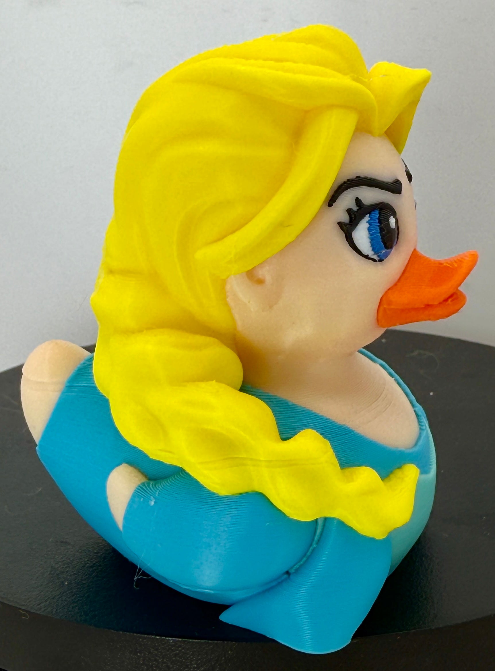 ElsaDuck 3D Printed Figure
