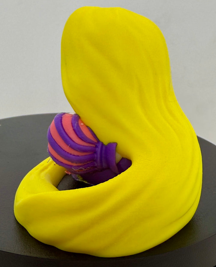 RapunzelDuck 3D Printed Figure