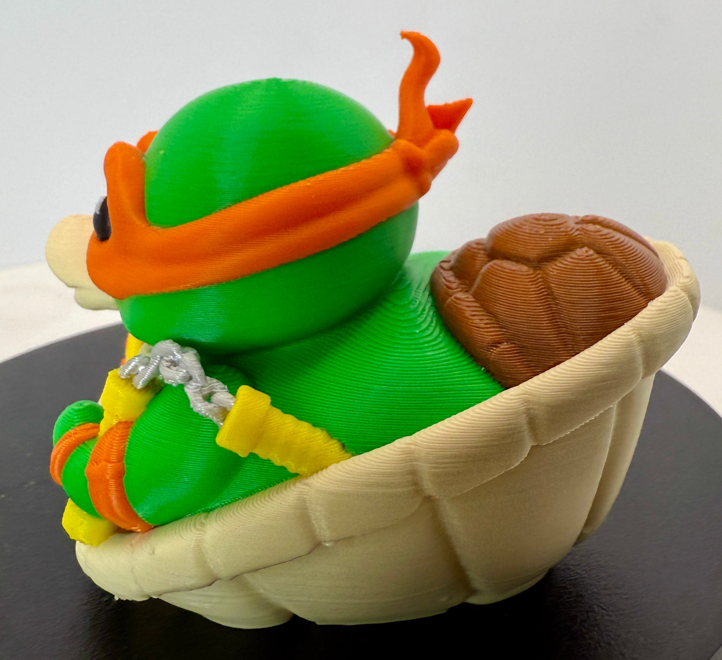 MichaelangeloDuck 3D Printed Figure