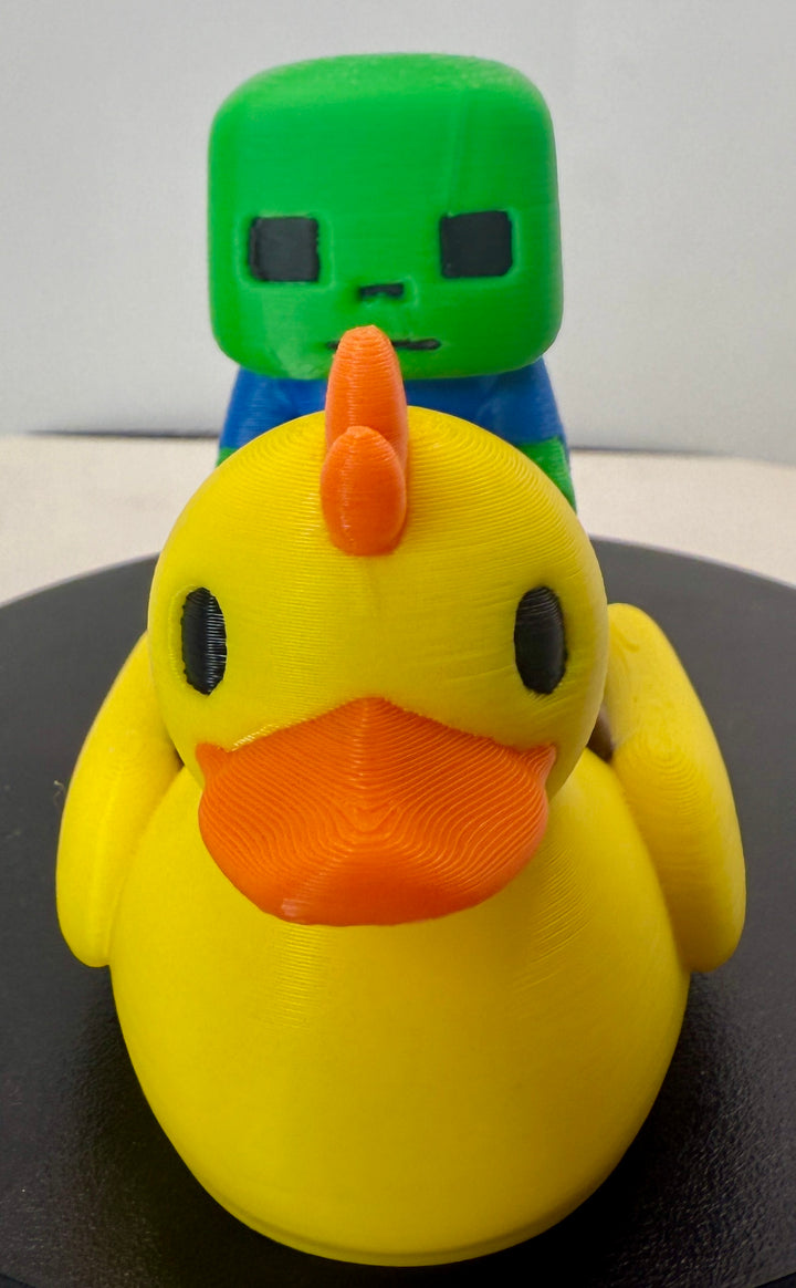 DuckJockeyDuck 3d Printed Figure