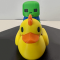 DuckJockeyDuck 3d Printed Figure