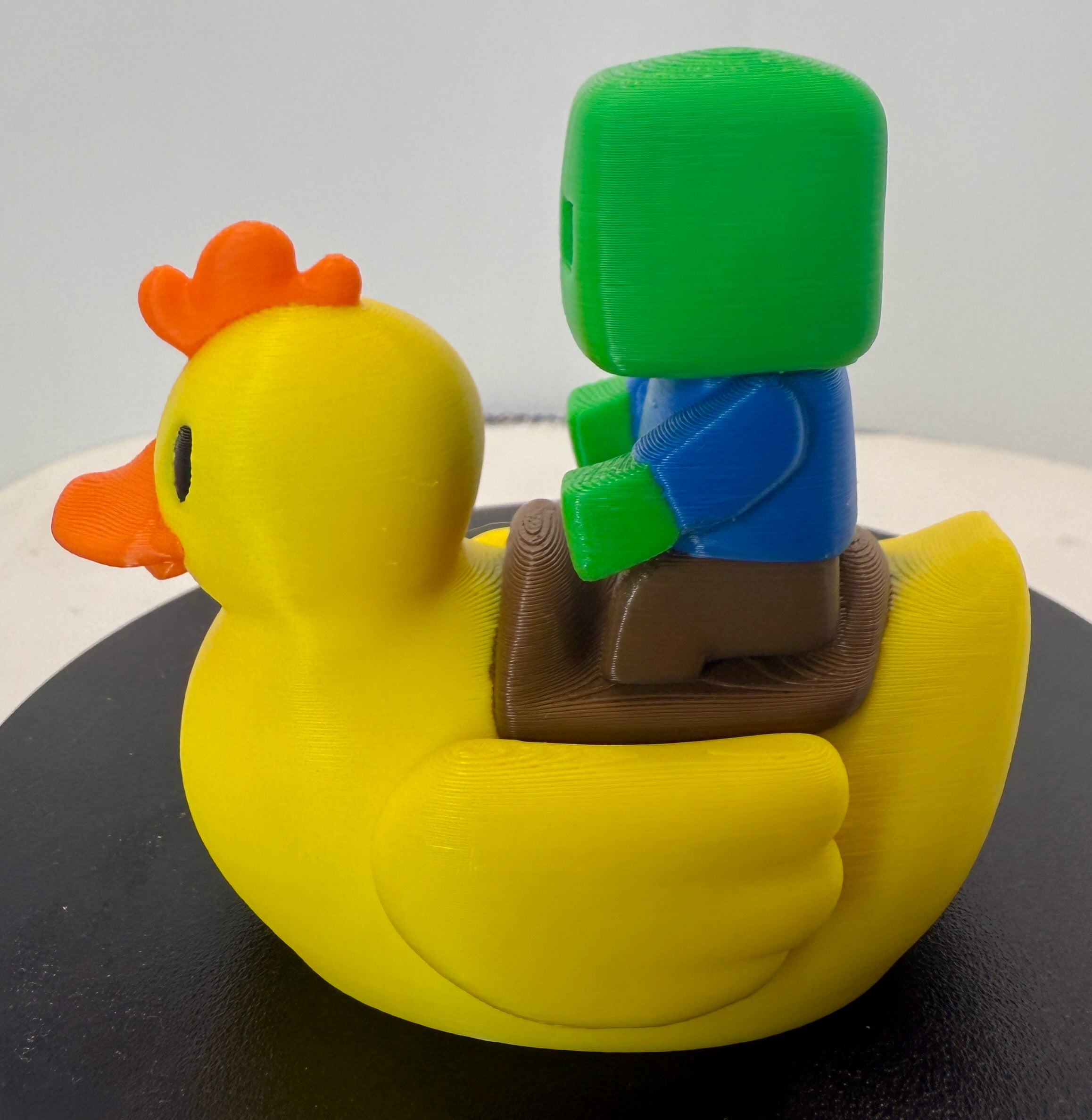 DuckJockeyDuck 3d Printed Figure