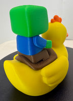 DuckJockeyDuck 3d Printed Figure
