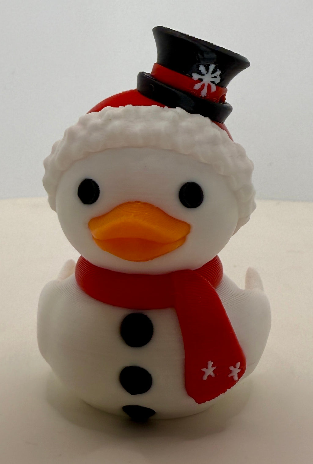 SnowmanDuck 3D Printed Figure