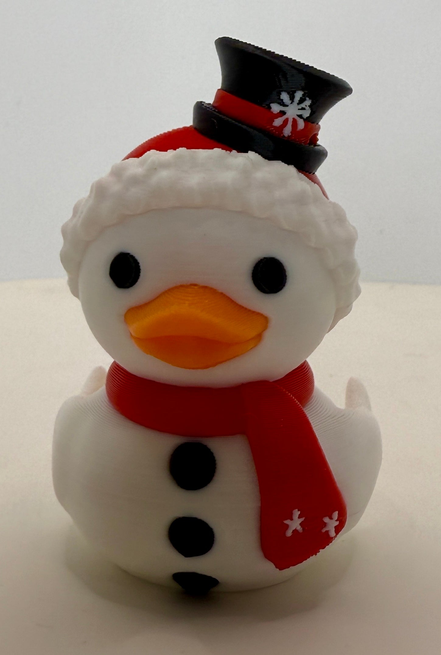 SnowmanDuck 3D Printed Figure