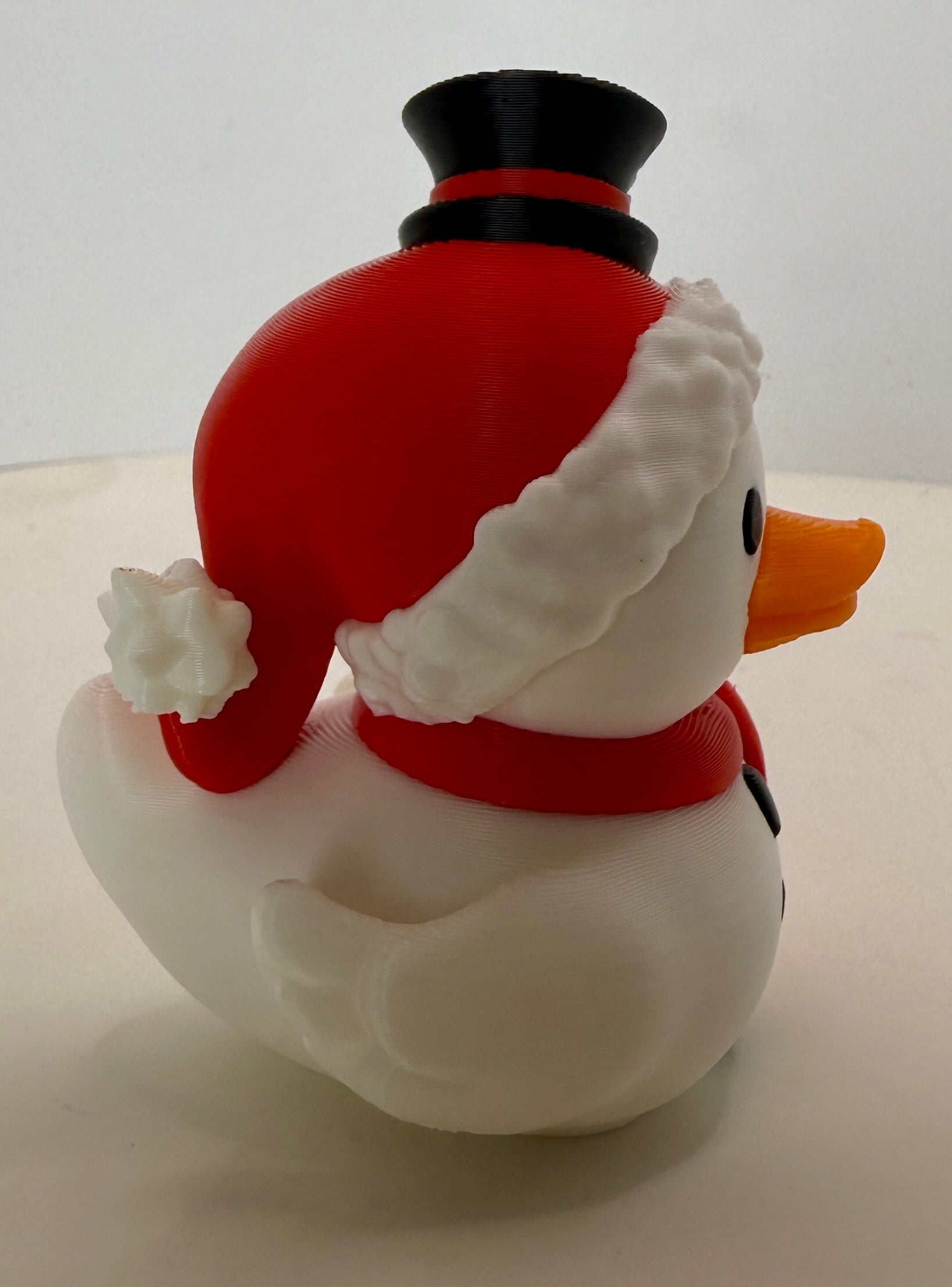 SnowmanDuck 3D Printed Figure