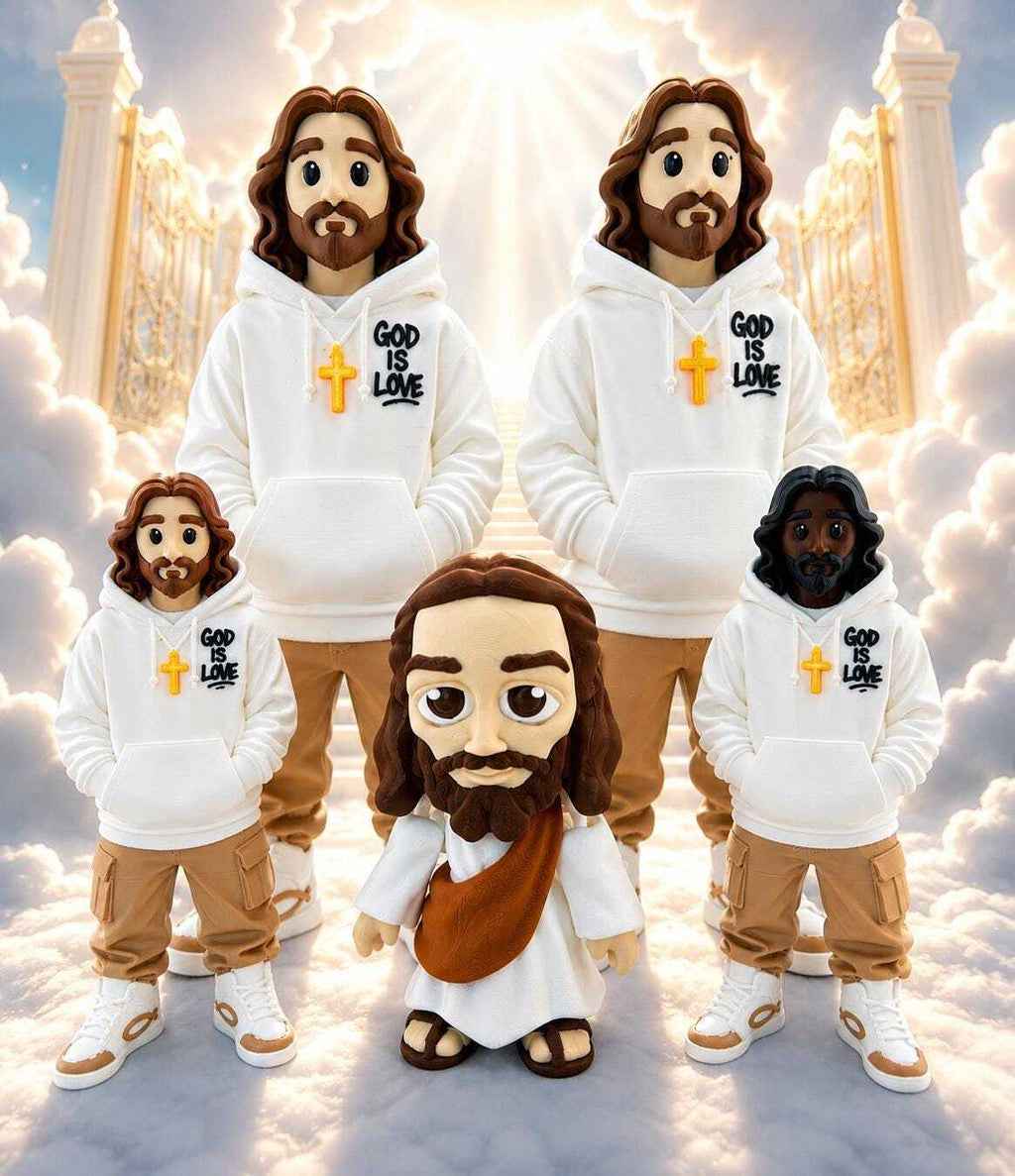 Urban Jesus Figure 3d Print